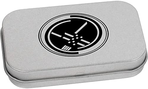 Метална Лидице кутия за канцеларски материали Abstract Art Deco Circle на панти / Кутия за съхранение (TT00193087)
