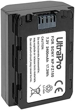 UltraPro 2 комплекта сменяеми батерии NP-FZ100 с двойно зарядно устройство от USB за някои цифрови фотоапарати Sony -