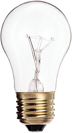 Лампа с нажежаема жичка Satco S3810 130V Средна Мощност A15 40 Вата, Бистра