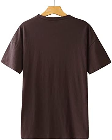 Женска Тениска с Къс ръкав Лято Есен 2023, Облекло, с Кръгло деколте, Графичен Скромен Обяд, в Деня на Св. Патрик за Дамите