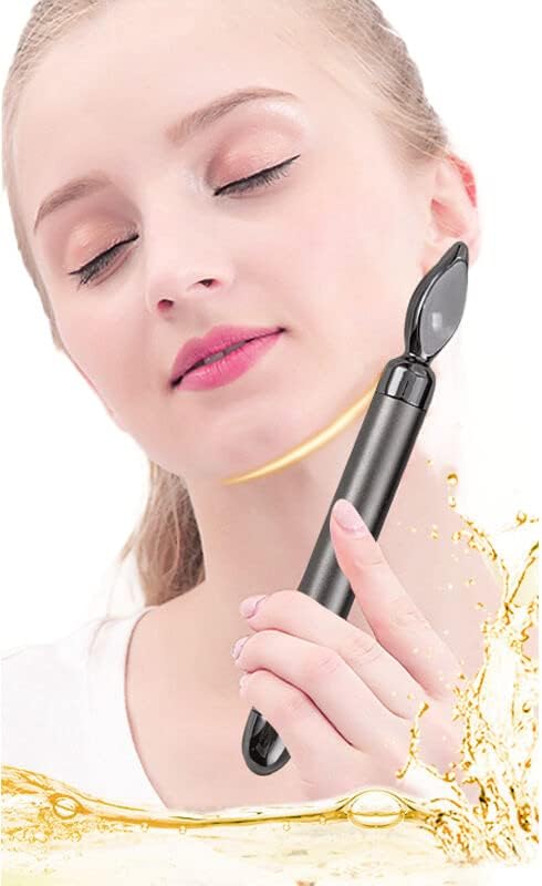 Черно масаж Златни Дръжки инструмент за красота на очите внесен електрически V-лицето на красотата инструмент дръжка