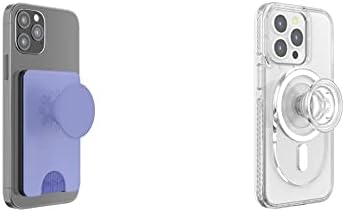 PopSockets: в Чантата си за телефон с разширяваща се дръжка, държач за карти, съвместим с безжична зареждане,