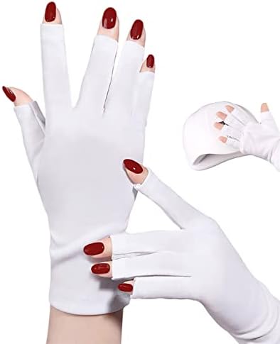 UV ръкавици PETIT MANON за лампи за гелевых нокти, UPF50 + UV ръкавици без пръсти, UV-ръкавици, ръкавици със защита