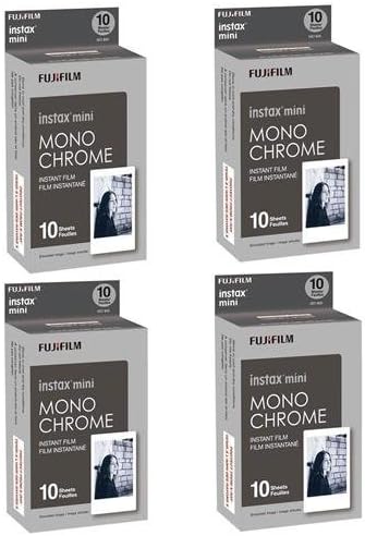 Монохромен филм незабавна печат Fujifilm 4X Instax Mini, 10 x, черно и бяло (16531960 4)