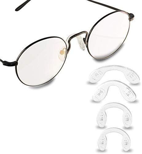 Каишка за оптичен мост XOXO, ввинчивающиеся силиконови носа облицовка за очила (опаковка от 4 броя), по един на
