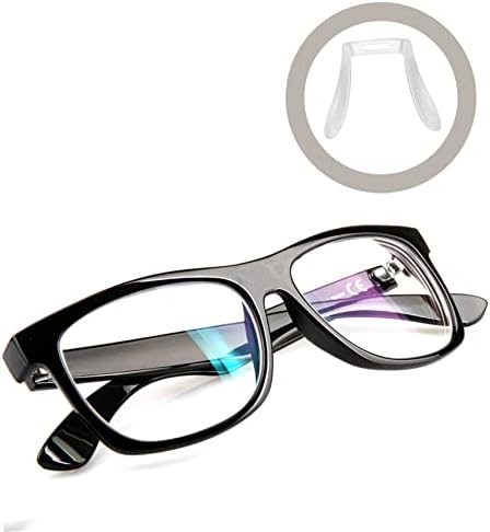 Healeved 3 бр. Очила, Носа облицовка, Пластмасови Очила, Прозрачни Очила, Прозрачни Пластмасови чаши, Стъклени Сменяеми носа облицовка, Разменени компонент за очила, Твъ