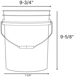 House Naturals Квадратно Прозрачно кофа от хранително-пластмаса с капацитет 2 литра, с капак (опаковка от 3 броя), Направено в САЩ - Не съдържа BPA
