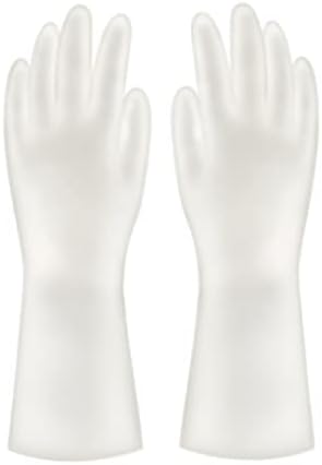 NA Домакински Ръкавици За Миене на Прозрачно Бялото Бельо От Непромокаема Пластмаса И Гума За Почистване на Домакински