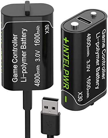 Акумулаторна литиево-полимерна батерия, контролер INTELPWR Xbox One за Xbox One S/ X, Xbox Series S / X, 2