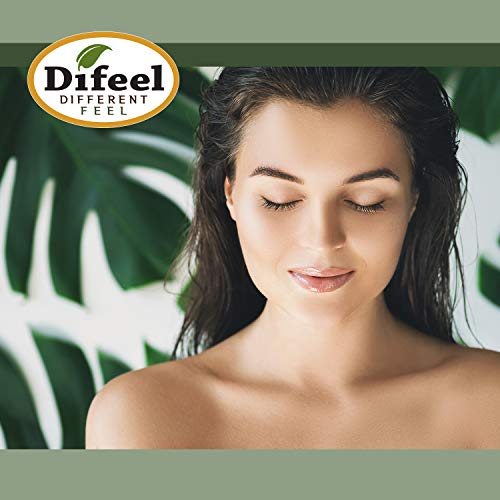 Натурално масло за коса Difeel Premium - Кокосово масло и масло от мента 2,5 грама (комплект от 2 теми)