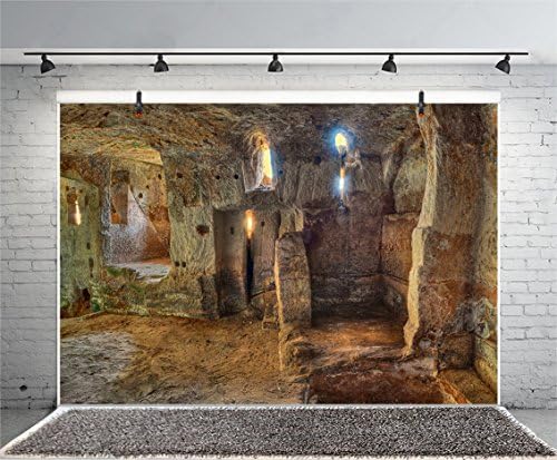 CSFOTO 15x10ft Фон на Пещерата етичната комисия на Фон, Фон на Каменната Замъка Снимка Фон на Сцената на Коледа Фон