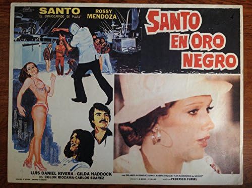 Карта на фоайето Санто доминго-en-Oro Negro (1977) (16 1/2 x 11 1/2)