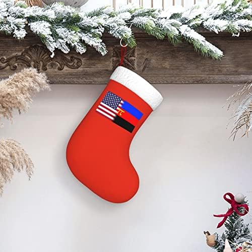 TZT Американски Флаг Различните Знаци на Гордост Коледни Чорапи, Коледни Празнични Подаръци за семейни Празнични