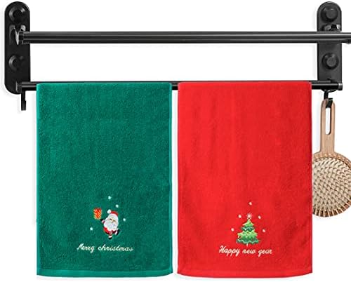 RUIBOLU Големи Коледни Кърпи за ръце в Банята 14x29 инча, опаковки от 2 части, Памук, супер Меките Кухненски