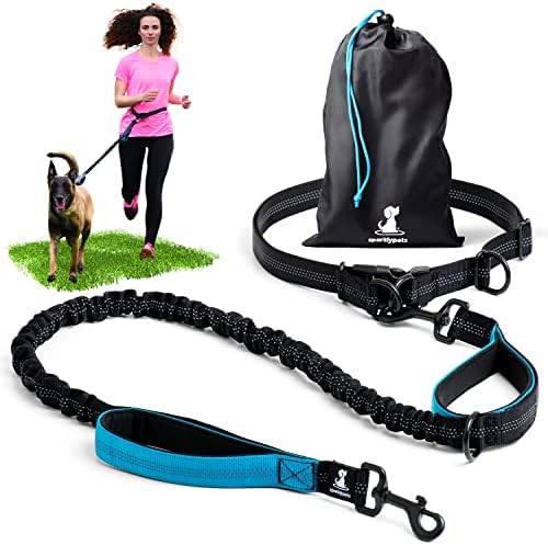 Каишка SparklyPets Hands Free за средни и големи кучета – Професионална шлейка със светлоотразителни линии за тренировки, разходки, джогинг и ходене на Вашия домашен любиме?