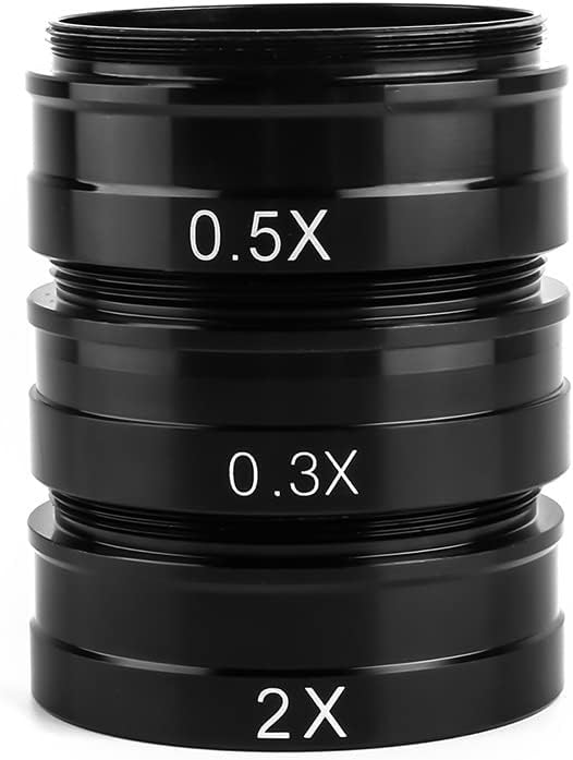 Комплект аксесоари за микроскоп за възрастни 0.75 X 0.5 X 2.0 X 0.35 X Допълнителен обектив Стъклен обектив за обектив