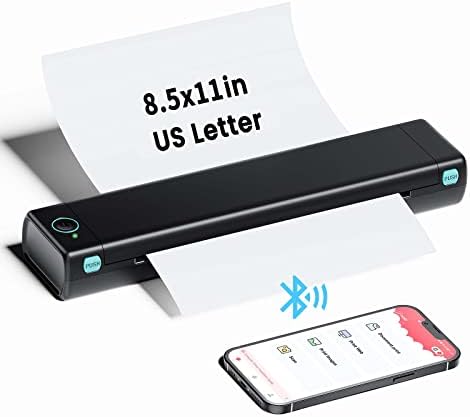 Преносими принтери COLORWING Безжичен за Пътуване Bluetooth Мобилен принтер за телефон, Компактен принтер