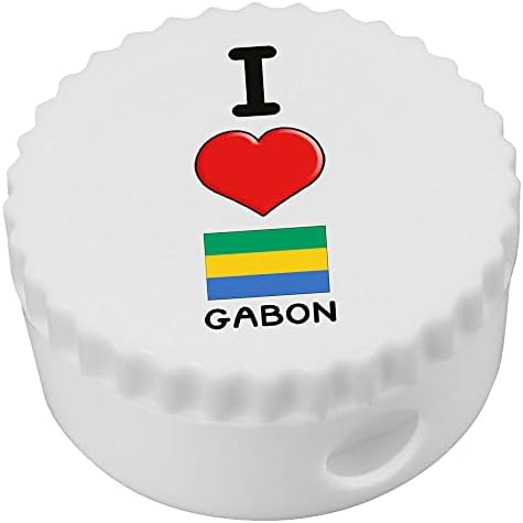 Компактен острилка за моливи Azeeda Аз обичам Габон (PS00031547)