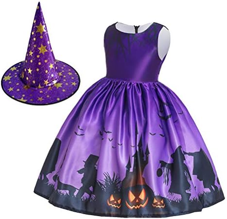 Abaodam1PC Детско облекло за Хелоуин, пола, с Анимационни герои, Костюм на Вещица за Хелоуин, Инвентар за