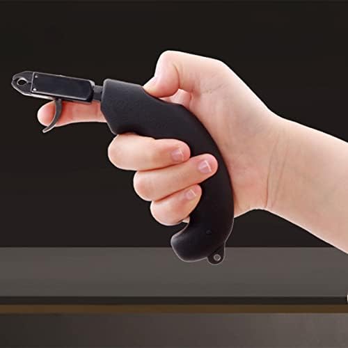 CINGHI LUSSO Средства за облекчаване на стрели С Лък Ръкохватка за теглене на стрели с лък, Здрава дръжка за стрелба с лък на 360 °, Шублер за палеца, Ръкохватка за теглене н