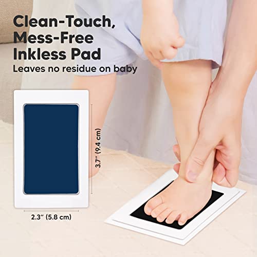 Комплект за рисуване на дланите и отпечатъци от краката KeaBabies в 4 опаковки без мастило и детска награда в памет