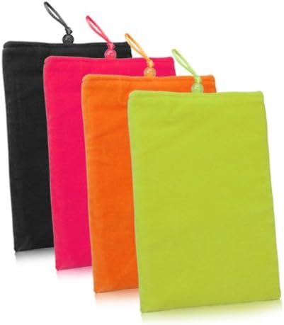 Калъф BoxWave, който е Съвместим с Lilliput A7s (Case by BoxWave) - Кадифена торбичка, Ръкав от мека велюровой плат с завязками за Lilliput A7s - Маслинено-зелен