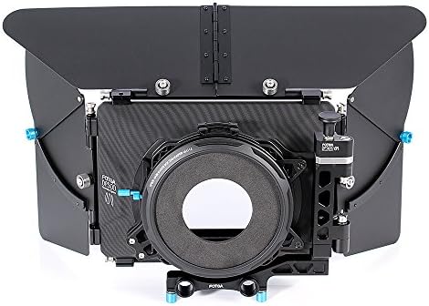 Fotga DP500III 4x4 DSLR флип-надолу Матова кутия с пончиками за рельсовой система 15 мм за Sony A7 A7R A7S II III A9 GH6 S5II Canon 5D 6D 7D R8 R10 R5C Z8 C300 C500 BMPCC 4K 6K Ursa Мини-Рефлексен фотоапарат за запис