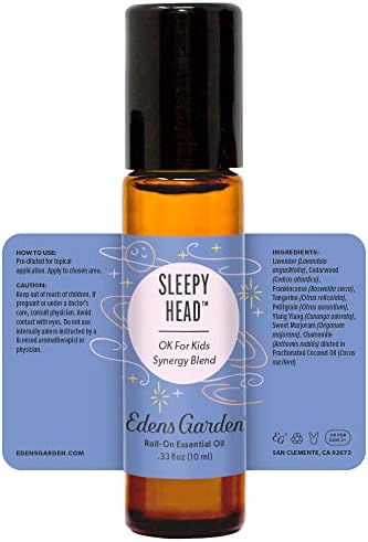 Синергетическая смес от етерични масла Edens Garden Sleepy Head OK for Kids, Чист Терапевтичен клас (Неразбавленные