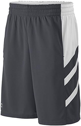 Двуцветен 9-инчов баскетболни Влагоотводящие спортни къси панталони с джобове (10 цвята / 10 младежи и възрастни размер)