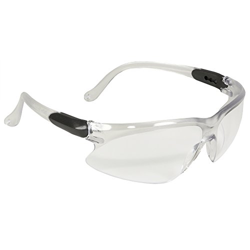 Защитни очила KleenGuard Visio (14471), Икономически очила за Защита от uv, устойчив на Мъгла, Прозрачни Лещи, 3-Точка