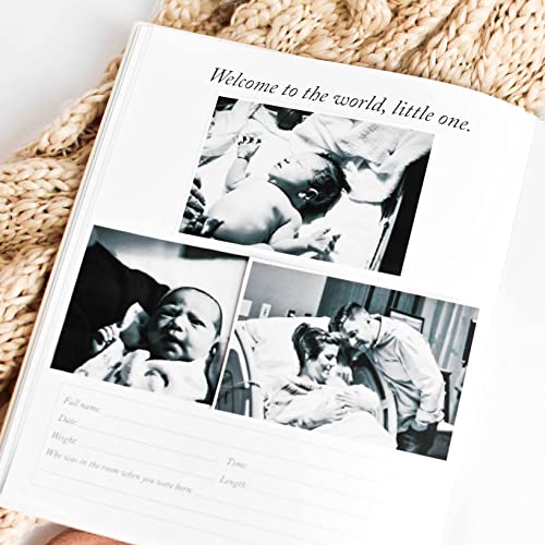 Дневник на първата година от живота на бебето (синьо небе, 112 страници) - Фотоалбум на паметта за бебето от бременността до