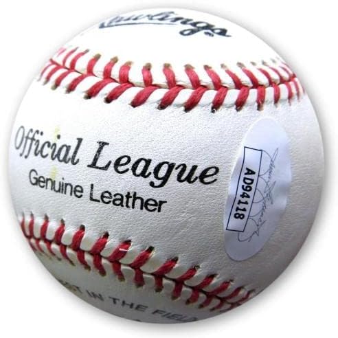 Мат Уилямс С Автограф OL Baseball DF Гигантите 43/94 JSA AD94118 - Бейзболни топки с автографи