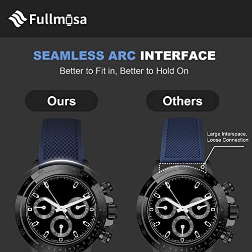 Силиконови въжета Fullmosa 22 мм, Без пропуски, които са Съвместими със Samsung Galaxy Watch 46 мм/Gear S3 Classic/Frontier,
