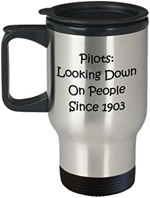 Забавни чаши за кафе за пилоти на хеликоптери, една чаена чаша, идеална за рожден Ден, Коледа събитие, Идея за мъже и жени-пилоти: