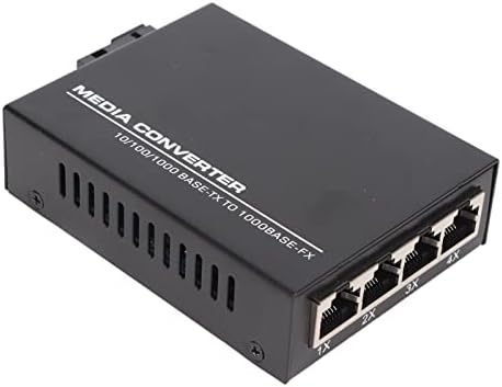 Gigabit оптичен Медиаконвертер SFP в RJ-45, Однорежимный Ethernet-предавателен Tx1310nm Rx1550nm 10/100/1000 Mbit/s, издръжлив