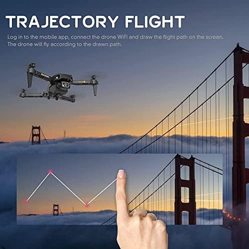 Диамант с форма на безпилотен самолет с камера, безпилотни летателни апарати, за възрастни, безпилотни самолети за деца, безпилотни летателни апарати с камера 1080P/4K