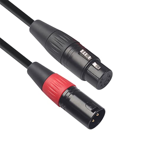 3-Пинов XLR до 5-пинов свързващ кабелям XLR Female; 1 фут XLR 5-пинов конектор към 3-пинов конектори Аудио Говорители