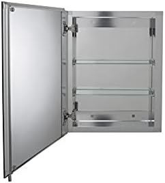 Шкаф за лекарства Croydex Winster 20 x 16 Инча, Една или Монтируемый на повърхността, със система за закрепване