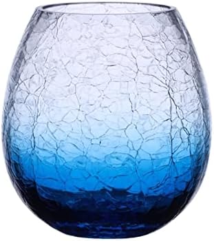 Стъклена чаша Творчески Чаши за Пиене с Пукнатини в леда, Градиентные Цветни Чаши за Шампанско, Посуда за напитки, Чаши и Чаши, Стъклени Чаши за Уиски, Чаши за пиене (
