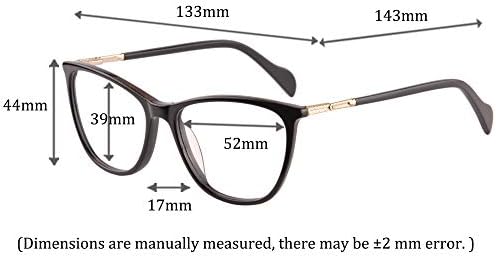 Дамски компютърни очила за четене MEDOLONG с анти-синя светлина-LH153(C1, 1,61 анти-сините, 375)