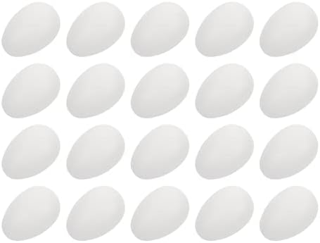 IMIKEYA 50 бр. Великденско Яйце Ръчно изработени Пластмасови Великденски Яйца, Подпори, за Производство на Фалшиви Яйца,