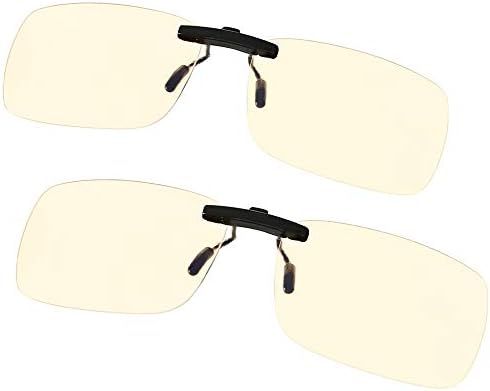 K KENZHOU Син светофильтр със скоба за компютърни Очила За четене на UV-синя светлина Срещу умората на очите Унисекс Анти-Син на 2 опаковки