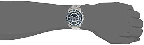 Мъжки Кварцов Сребърни часовник Invicta 22319 Pro Diver с Аналогов дисплей