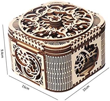 ШИПТ Дърворезба инструмент е стар фонограф Музикална Ковчег Фигурки Музикален Плейър Модел за Декорация на Дома Аксесоари,