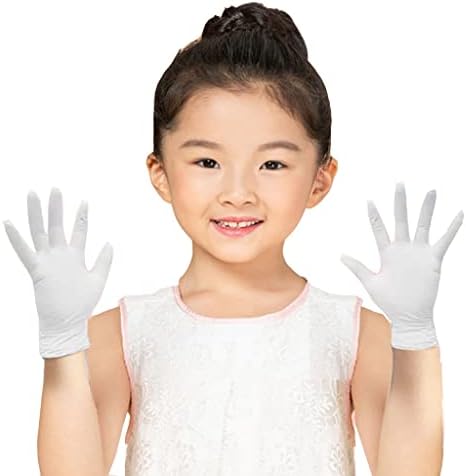 Нитриловые ръкавици за деца за Еднократна употреба - Латексови Ръкавици за деца Универсални 100шт за рисуване, Миене