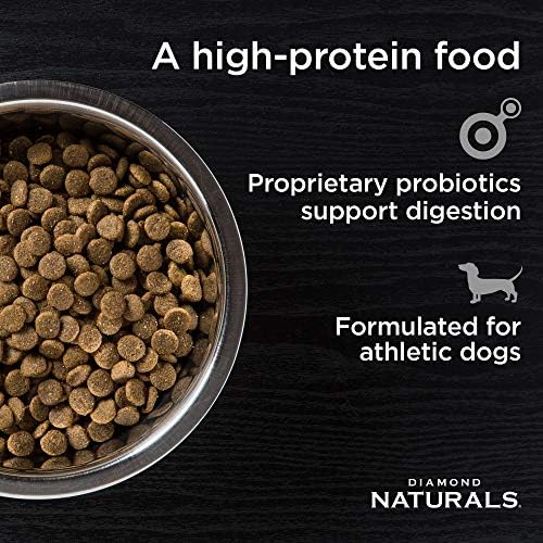 Суха храна за кучета Diamond Naturals Extreme Athlete с високо съдържание на протеин по рецепта на този месо