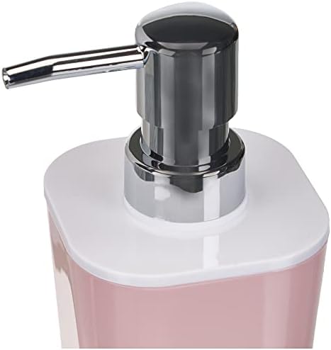Опаковка за сапун Metaltex Елегантен, розов и бял, 7,5 x 7,5 x 17,5 см