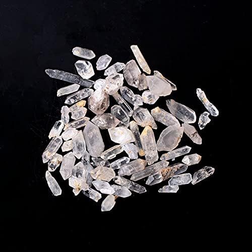KKSI Натурален Херкимер Diamond Кристални Лечебната Точка Проба Минерал Подарък За Производство на Бижута (Цвят: