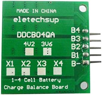 Eletechsup 4.2 4,2 /Рб 328mA 1-4 Клетки 3,7 В литиево-йонна Полимерна 3.2 В LiFePO4 Литиева Акумулаторна батерия Баланс такса Такса защита на зарядното устройство BMS (4)