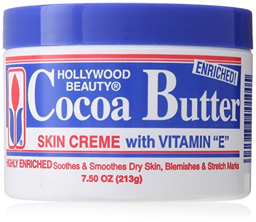 Крем за кожа с масло от какао Hollywood Beauty С високо съдържание на витамин е Успокоява и Изглажда Сухата кожа, Пигментни